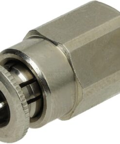 Conector rapido Ø 6 mm, recto, rosca macho M6x1, Kramp