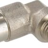 Conector rápido Ø 4 mm 90° rosca macho M8x1, Kramp