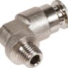 Conector rápido Ø 6 mm 90° rosca macho M8x1, Kramp