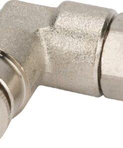 Conector rápido Ø 6mm 90° rotativo, rosca macho M10x1, Kramp