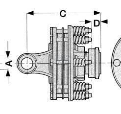 Acoplam. estriado T50 1 3/8 Z6