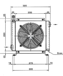 Enfriador de aceite (230 V) 38-50 °C 2020K-01-2-01