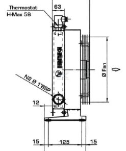 Enfriador de aceite bypass