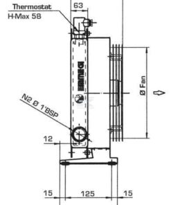 Enfriador de aceite (230 V) 38-50 °C 2024K-01-2-01