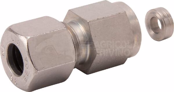 Unión simple hembra p. manómetro 10L-1/4BSP 1 Unión simple hembra p. manómetro 10L-1/4BSP