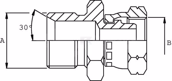 Adaptador 1/2 BSP x M16