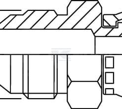 Adaptador 9/16 x M20 JIC/M