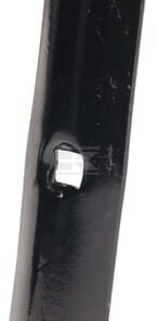 Punta cultivadora 215x36x6mm, reversible, plana, 1 orificio