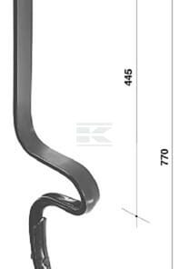 Dientes de surcador 40x10 mm