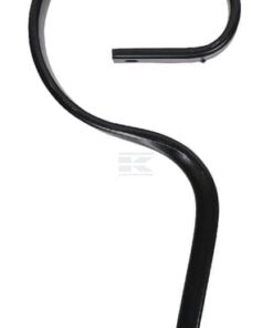 Brazo cultivador de muelle curvo 45x12x530mm recto sin punta