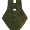 Punta de cultivador 270 x 135 x 12 mm, plana, 2 orificios, uso universal
