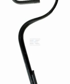 Brazo cultivador de muelle curvo 45x12x675mm recto con punta