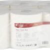 Rollo de papel, blanco, 21cm x 125m, 2 capas, Ø exterior 200mm, acolchado, 6 rollos