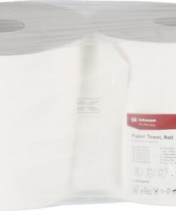 Rollo de papel, blanco, 28cm x 1000m, 1 capa, Ø exterior 330mm, 2 rollos
