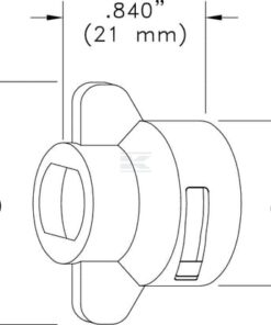 Tapón de boquilla para Hardi rojo 11mm