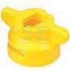 Tapón de boquilla para Hardi amarillo 8mm