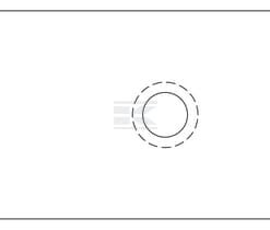 Punta de cultivador 230x70x30 mm, templada plana, 2 orificios, válida para Duro