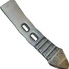 Punta de cultivador 382x70x20 mm, templada curva, 2 orificios, uso universal