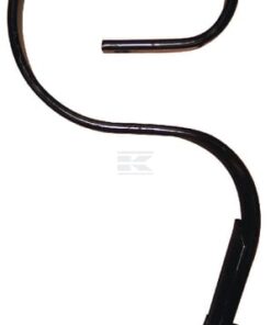 Brazo cultivador de muelle curvo 32x10x525mm recto con punta