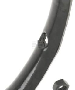 Punta cultivadora 195x40x6mm, reversible, curva, 1 orificio, con pernos