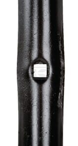 Punta de cultivador 210x40x6 mm, reversible, curvada, 1 agujero, adecuada para Väderstad