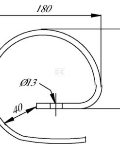 Resorte auxiliar 32x10mm orificio Ø 13mm 4 Resorte auxiliar 32x10mm orificio Ø 13mm