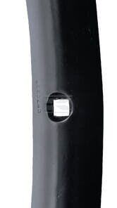Cultivator point 255x50x6mm, reversible, curved, 1 hole
