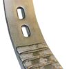Punta de cultivador 382 x 100 x 20 mm, curvada, 2 orificios, uso universal de Kramp 2 Punta de cultivador 382 x 100 x 20 mm, curvada, 2 orificios, uso universal de Kramp