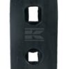 Cultivator point 340x64x10mm, reversible hardened, curved, 2 hole