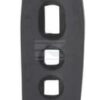 Cultivator point 400x55x15mm, reversible hardened, curved, 3 hole