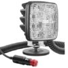 Luz de trabajo LED con interruptor, R23, 22 W, 1600 lm, cuadrada, 12 - 24 V, 105 x 105 x 50 mm, haz de luz ancho, Wesem 7 Luz de trabajo LED con interruptor, R23, 22 W, 1600 lm, cuadrada, 12 - 24 V, 105 x 105 x 50 mm, haz de luz ancho, Wesem