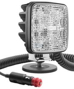 Luz de trabajo LED con interruptor, R23, 22 W, 1600 lm, cuadrada, 12 - 24 V, 105 x 105 x 50 mm, haz de luz ancho, Wesem