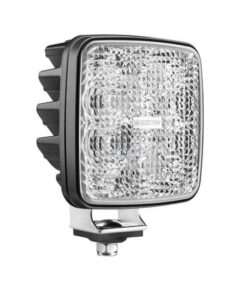 Luz de trabajo LED con interruptor, R23, 22 W, 1600 lm, cuadrada, 12 - 24 V, 105 x 105 x 50 mm, haz de luz ancho, fijación roscada, Wesem