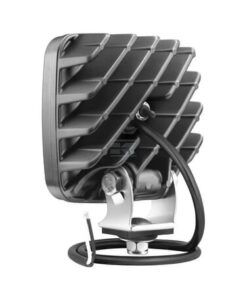 Luz de trabajo LED con interruptor, R23, 22 W, 1600 lm, cuadrada, 12 - 24 V, 105 x 105 x 50 mm, haz de luz ancho, fijación roscada, Wesem