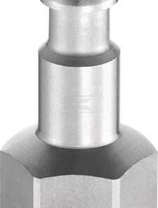 Male connector with 1/4" BSP F thread
