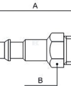 Boquilla rosc. macho BSP 1/4"