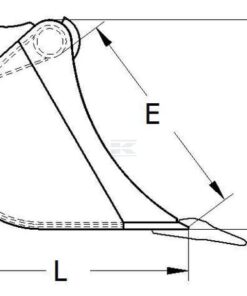 Cuchara niveladora C/C4 1000mm sistema Klac