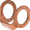 Arandela doble de cobre 6x11x1 H=8 mm