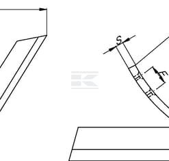 Azadón, cuchilla 120 mm Kv.