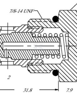 Válv. ret. CV10-NP-03-B00-35