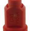 Tobera anti-deriva, venturi, simple chorro plano CVI 110° 04 rojo cerámica Albuz