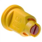 Tobera anti-deriva, venturi, simple chorro plano CVI 80° 02 amarillo cerámica Albuz
