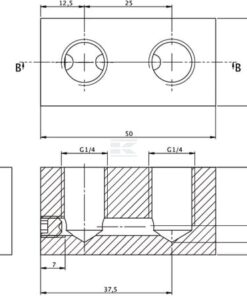 Bloque distribuidor simple CWP