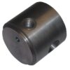 Base cilindro con orificio articulación, d.25,25 Ø60, conexión 3/8"