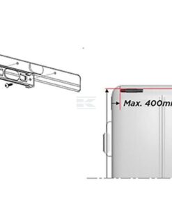 Luz trasera multifunción LED, rectangular, 12-24 V, 320x31x28 mm, SESA AIRGLOW by Vignal