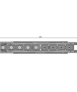 Luz trasera multifunción LED, rectangular, 12-24 V, 320x31x28 mm, SESA AIRGLOW by Vignal