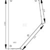 Cristal lat. puerta fijo 6 Cristal lat. puerta fijo