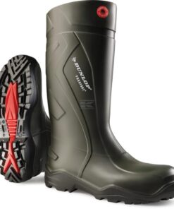 Botas, goma verde, Clase 04, Wellingtons Purofort®, talla UK: 6,5 (EU:40,5), Dunlop