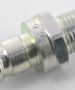 Racor rápido medición macho, cara plana, 1/4" NPT M