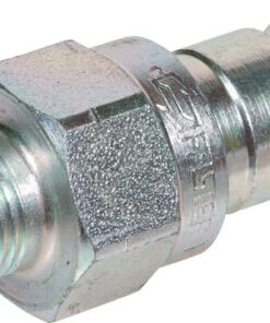 Racor rápido medición macho, cara plana, 1/8" NPT